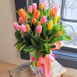 30 Tulips In A Vase