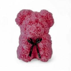 Pink Rose Bear 25cm & Balloon