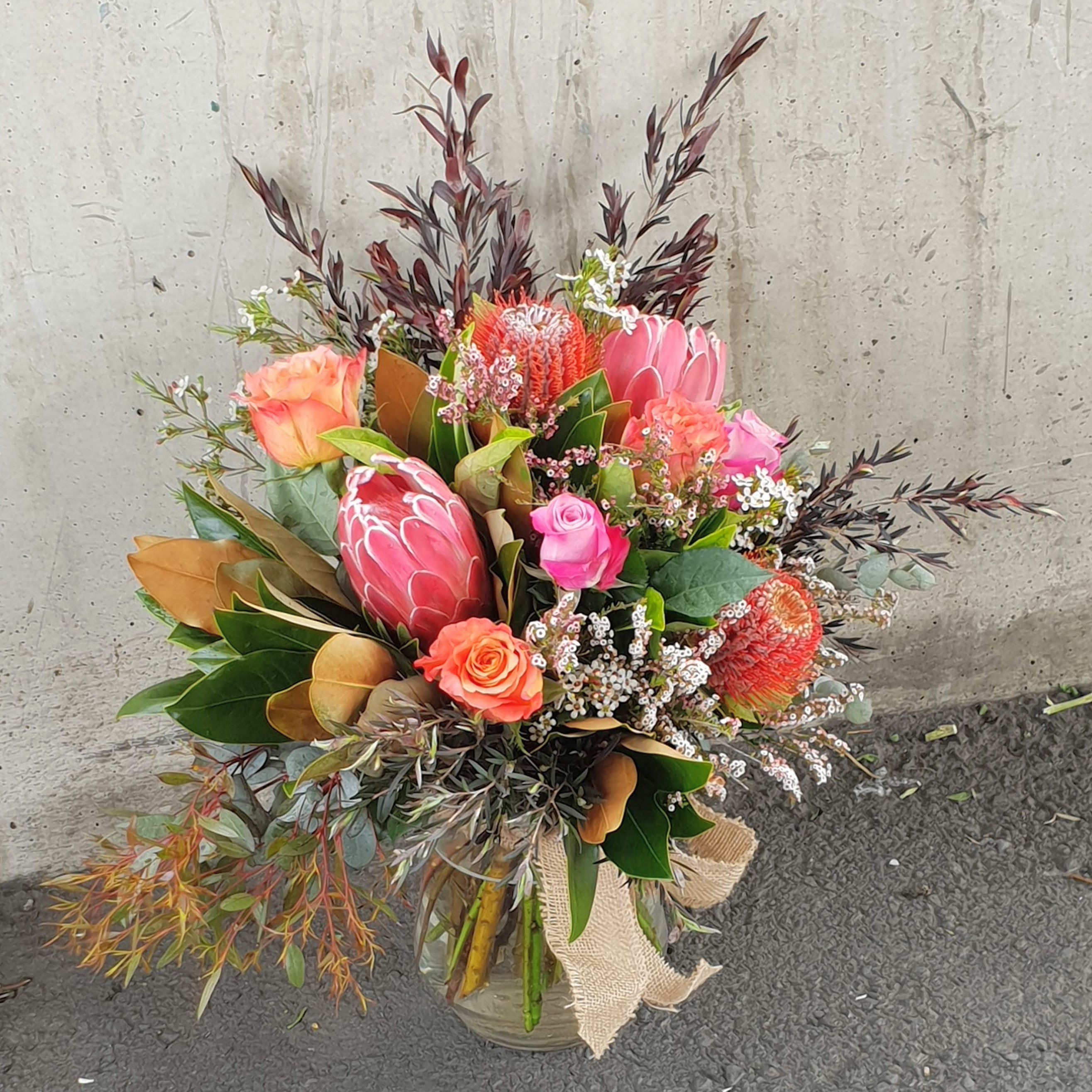 Native Proteas, Banskia Flowers With Passion Sydney