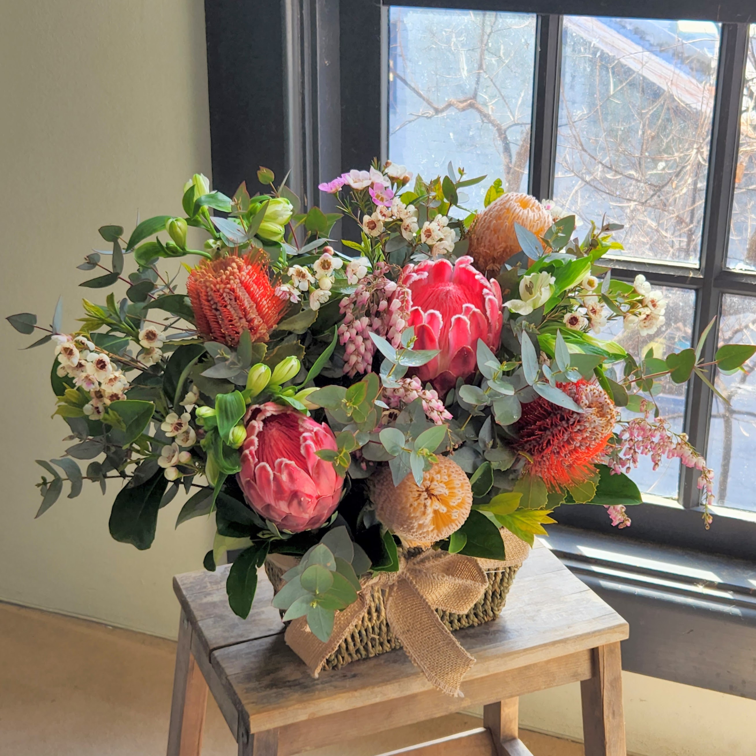 Banskia, Kangaroo Paw And Paper Daisies Flowers With Passion Sydney