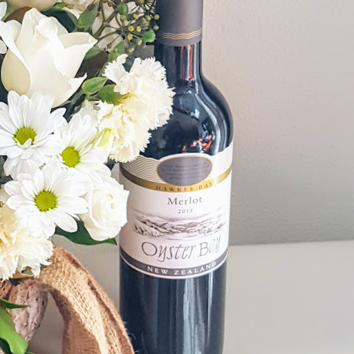 Oyster Bay Merlot (750ml) Flowers With Passion Sydney